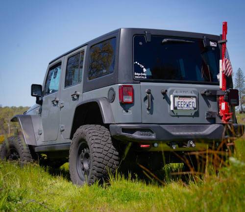 WFO Concepts - Jeep JK License Plate Mount With Lights