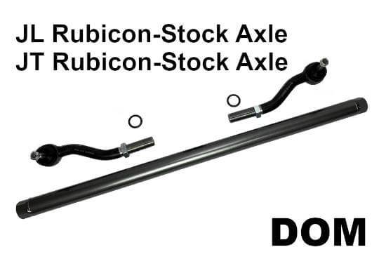 WFO Concepts - WFO Heavy Duty 2” DOM Tie Rod for Jeep JL/JT Rubicons with Stock Front Axles