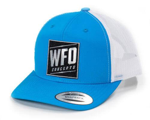 WFO Concepts - WFO Trucker Hat, Turquoise and White