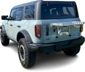 WFO Concepts - 2021+ Ford Bronco Tailgate Ice Chest Rack With License Plate Mount And Light Kit - Image 4