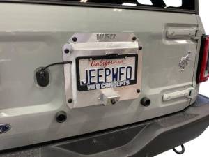 WFO Concepts - 2021+ Ford Bronco License Plate Mount With Lights - Image 2