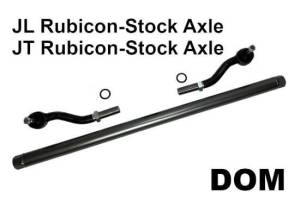 WFO Concepts - WFO Heavy Duty 2” DOM Tie Rod for Jeep JL/JT Rubicons with Stock Front Axles - Image 1