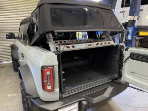 WFO Concepts - 2021+ Ford Bronco 4 Door Rear Cargo Basket - Black - Image 6